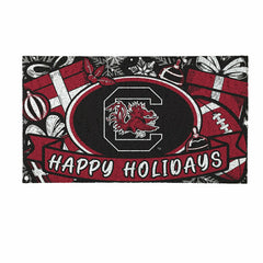 University of South Carolina Holiday PVC Mat, 28"x16"