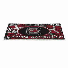 University of South Carolina Holiday PVC Mat, 28"x16"