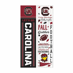 46" Double Sided Leaner, University of South Carolina, Fall Seasonal