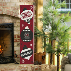 47" Double Sided Leaner, University of South Carolina, Christmas