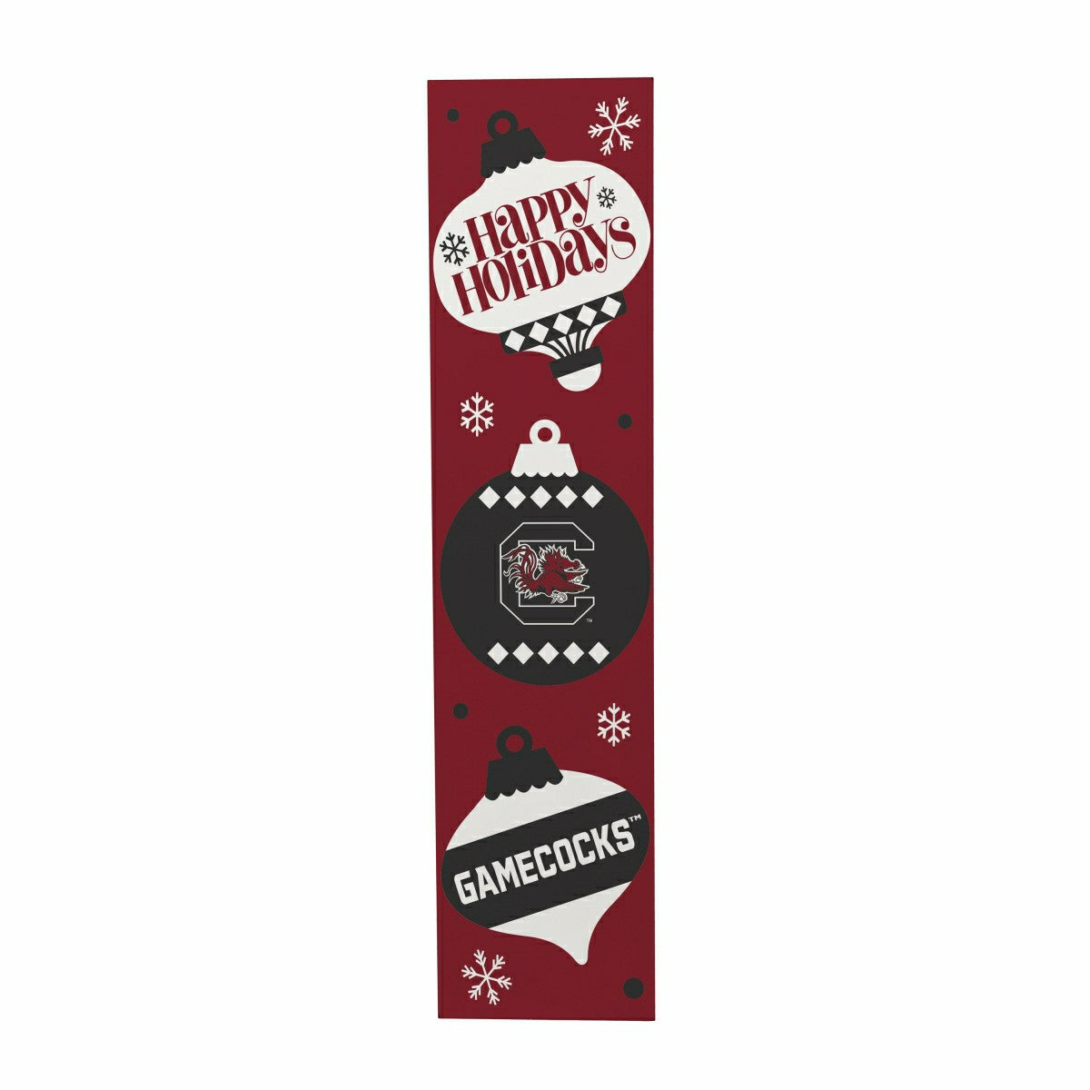 47" Double Sided Leaner, University of South Carolina, Christmas