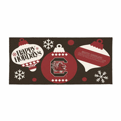 University of South Carolina Holiday Flocked Coir Sassafras Switch Mat