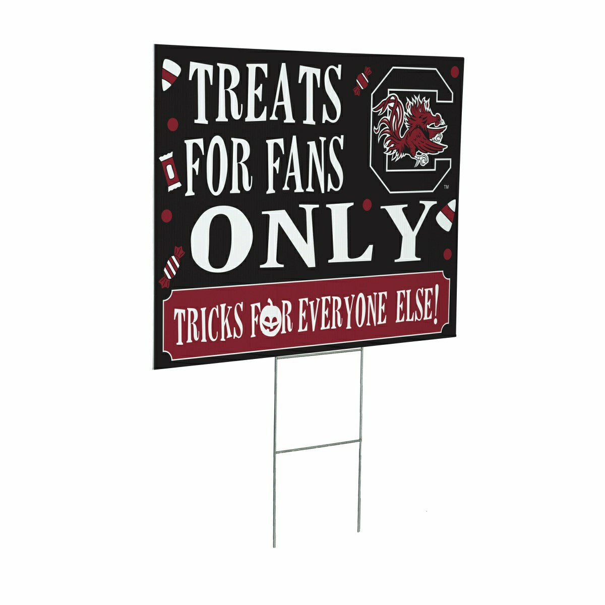 University of South Carolina Yard Sign, Halloween Treats for Fans