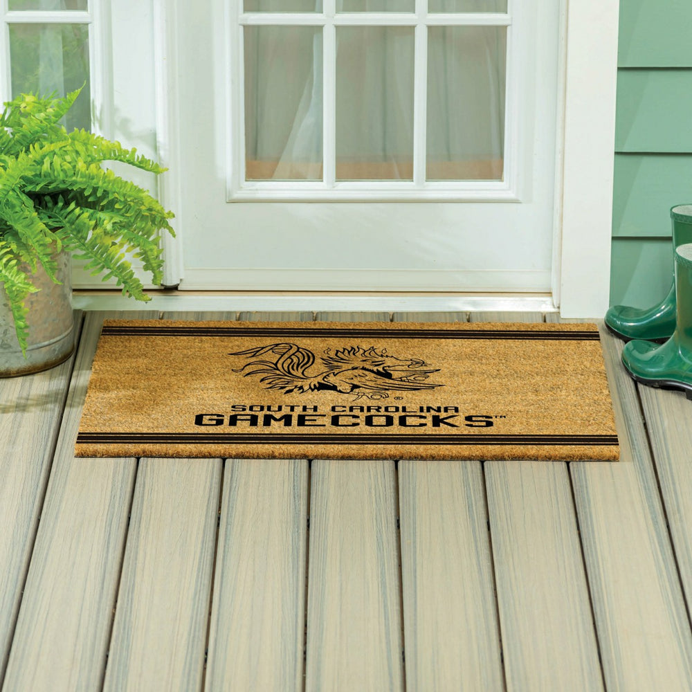 University of South Carolina Large One Color Coir Mat, 36"x24"
