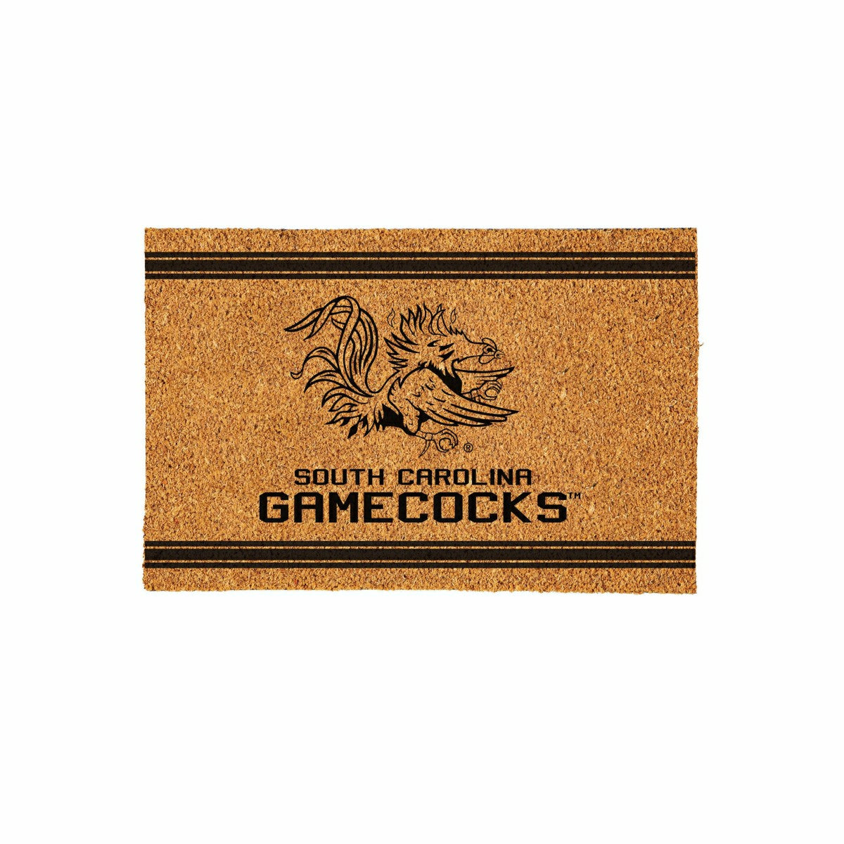University of South Carolina Large One Color Coir Mat, 36"x24"