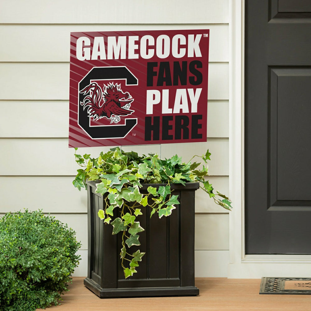 University of South Carolina Coroplast Yard Sign "Fans Play Here"