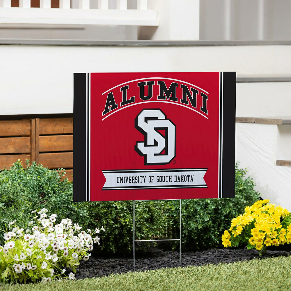 University of South Dakota Coroplast Yard Sign Alumni