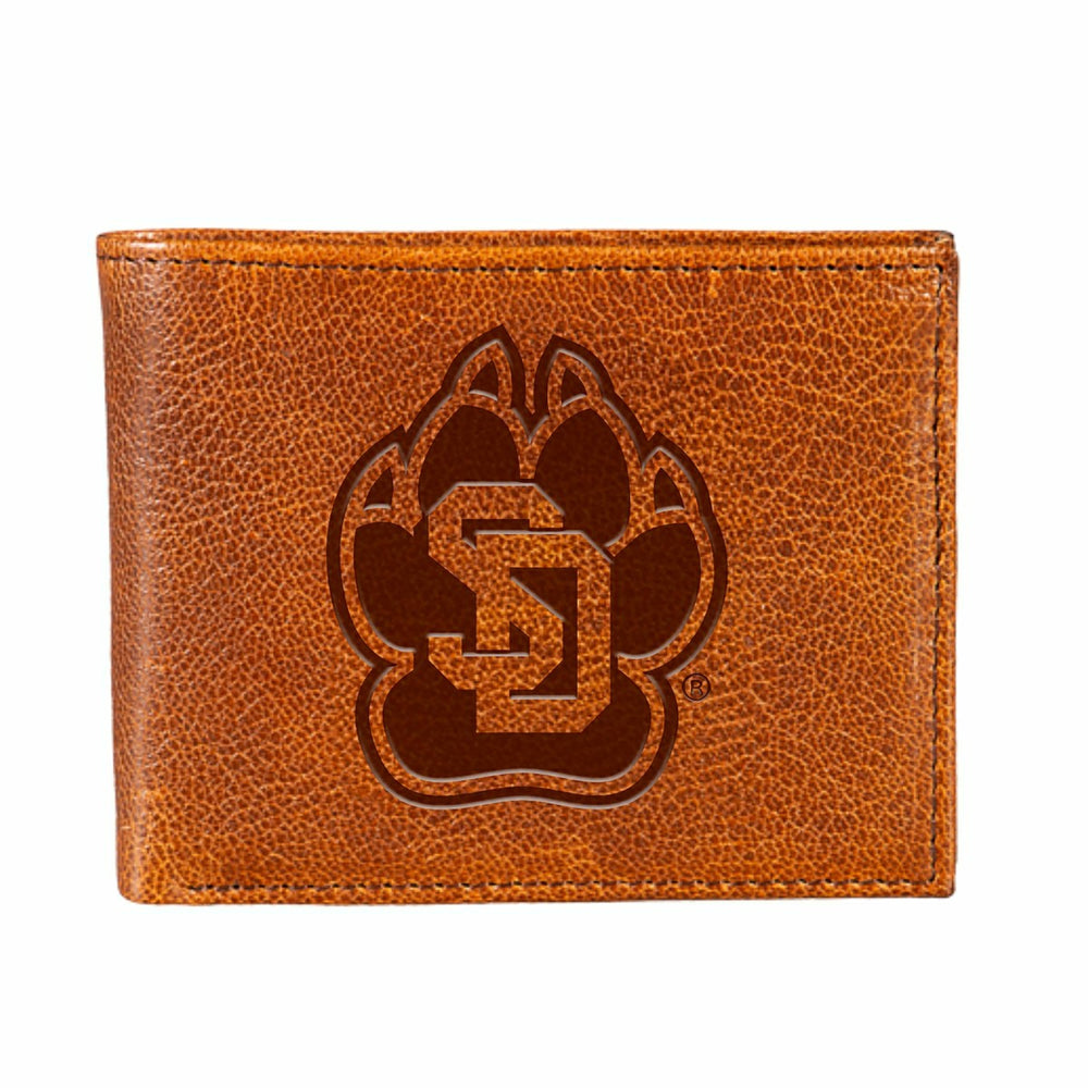 University of South Dakota, Embossed 100% Genuine Tumbled Leather Pass