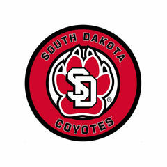 University of South Dakota College Large Round Edgelite LED Decor