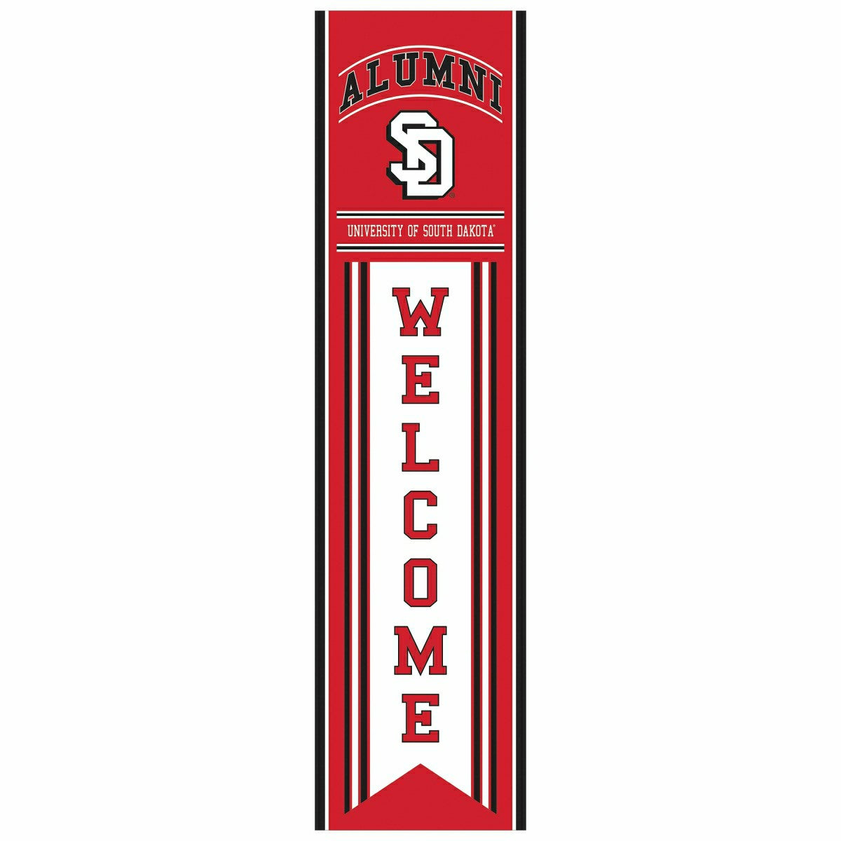 University of South Dakota Alumni Single Sided Large Leaner, 46"