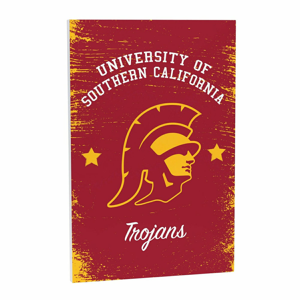 University of Southern California Wood Wall Sign, 16x24