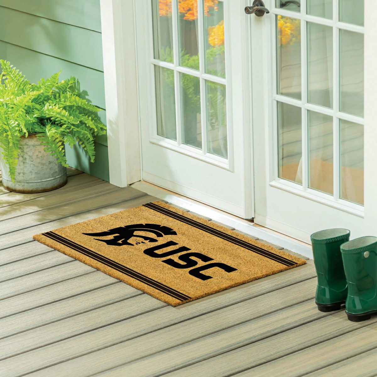 University of Southern California Large One Color Coir Mat, 36"x24"