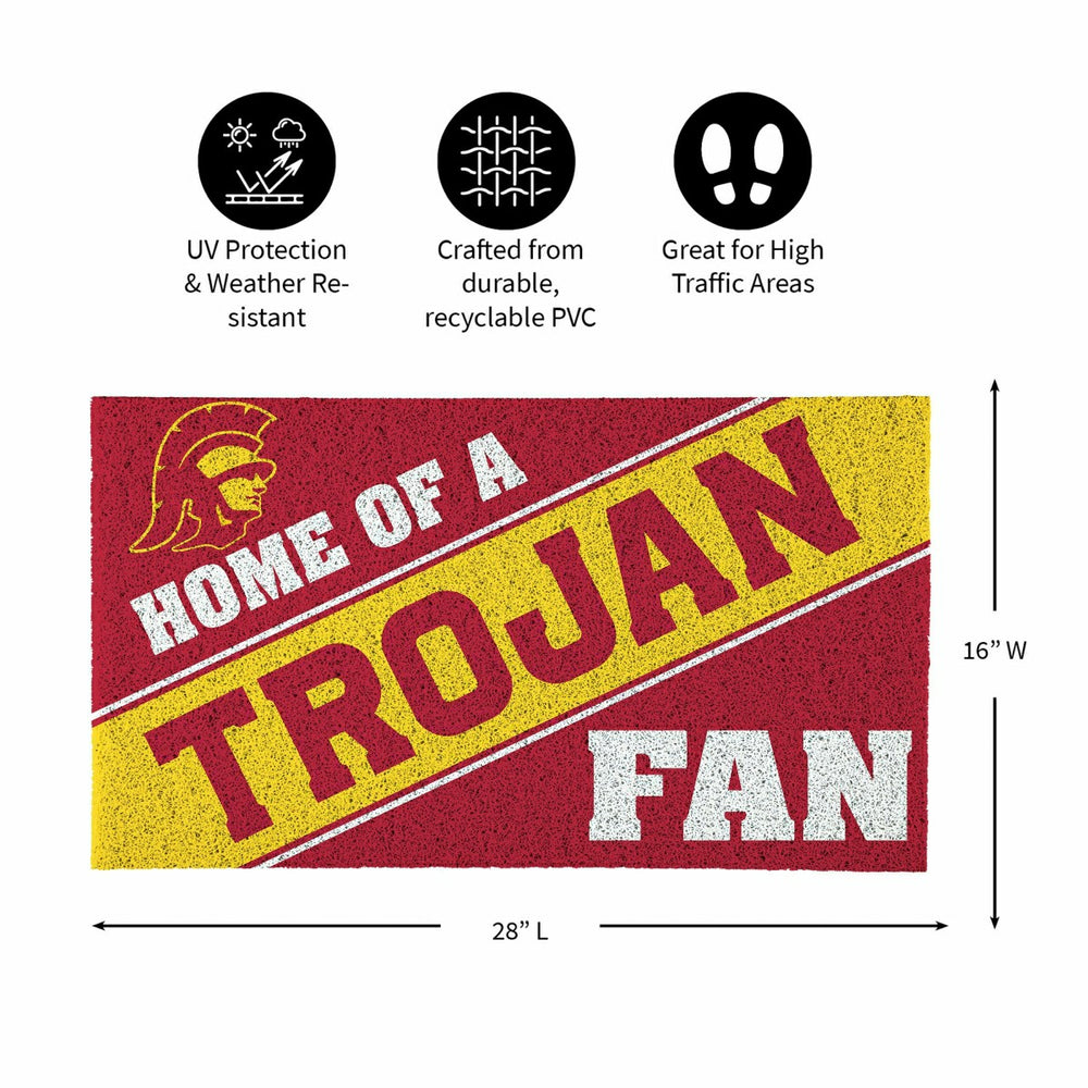 University of Southern California, PVC Mat COLOR, Home of a Fan