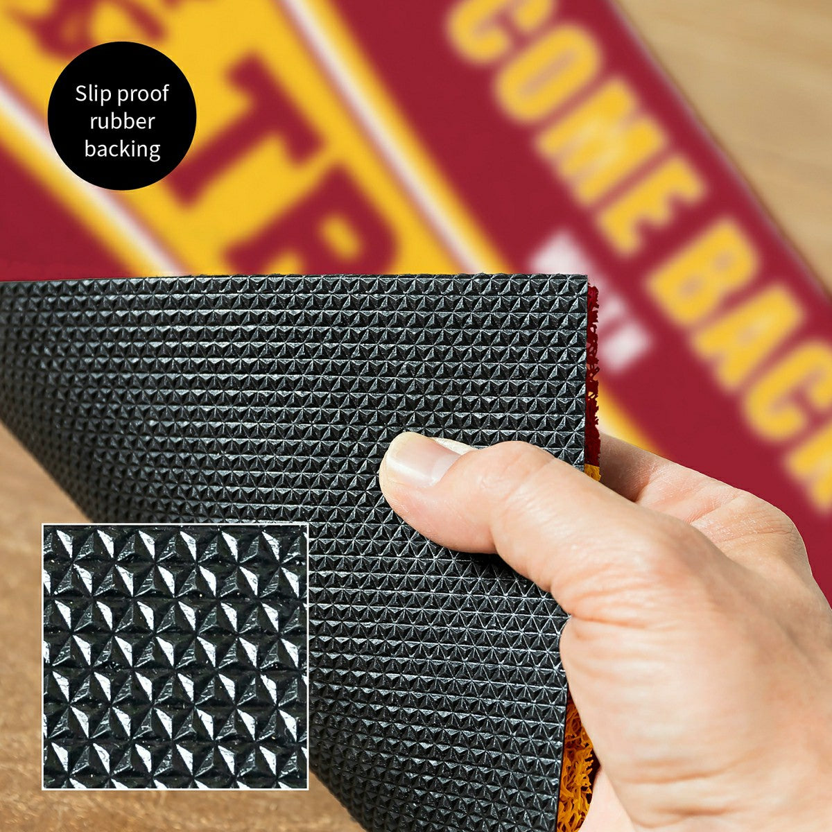 28" x 16" PVC Trapper Mat, Come Back with Tickets, University of South