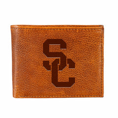 University of Southern California, Embossed Tumbled Leather Passcase B