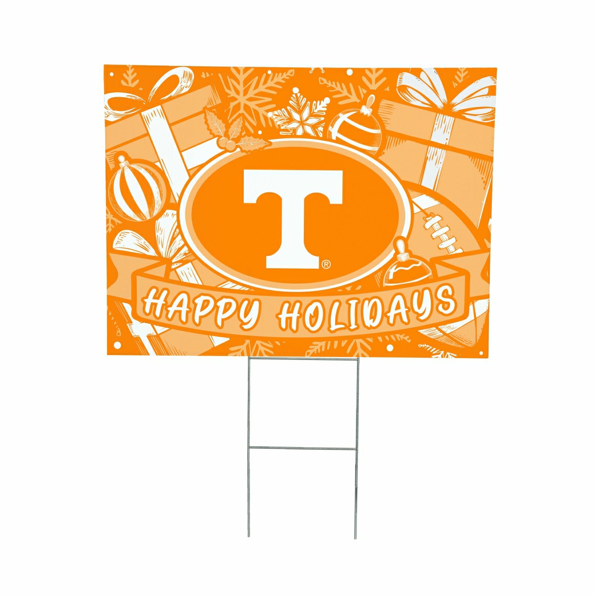 University of Tennessee Yard Sign, Holiday