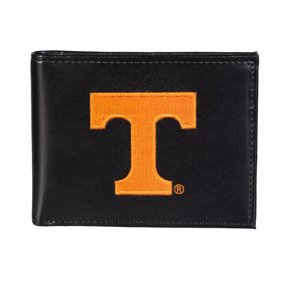 University of Tennessee Black Bi-Fold Embroidered Wallet w/ RFID Blocking