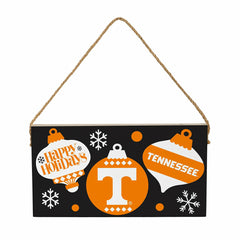 University of Tennessee Holiday Wood Wall Sign, 6x11