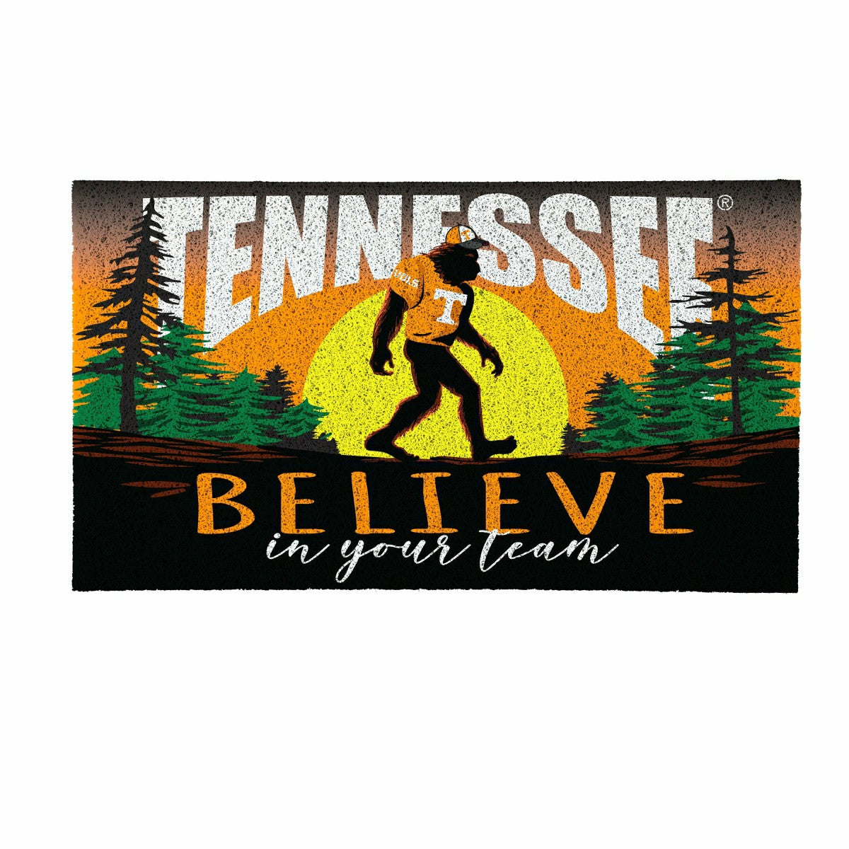 University of Tennessee Bigfoot PVC Mat, 28"x16"