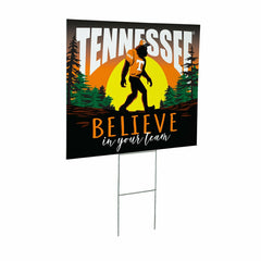 University of Tennessee Yard Sign Bigfoot