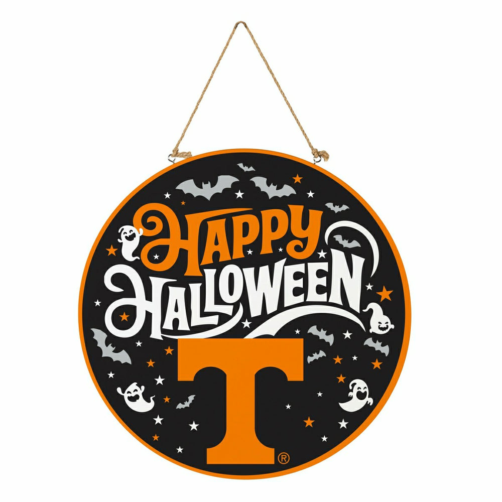 University of Tennessee Halloween Round Door Décor with Hanging Rope,