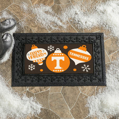 University of Tennessee Holiday Flocked Coir Sassafras Switch Mat, 22"