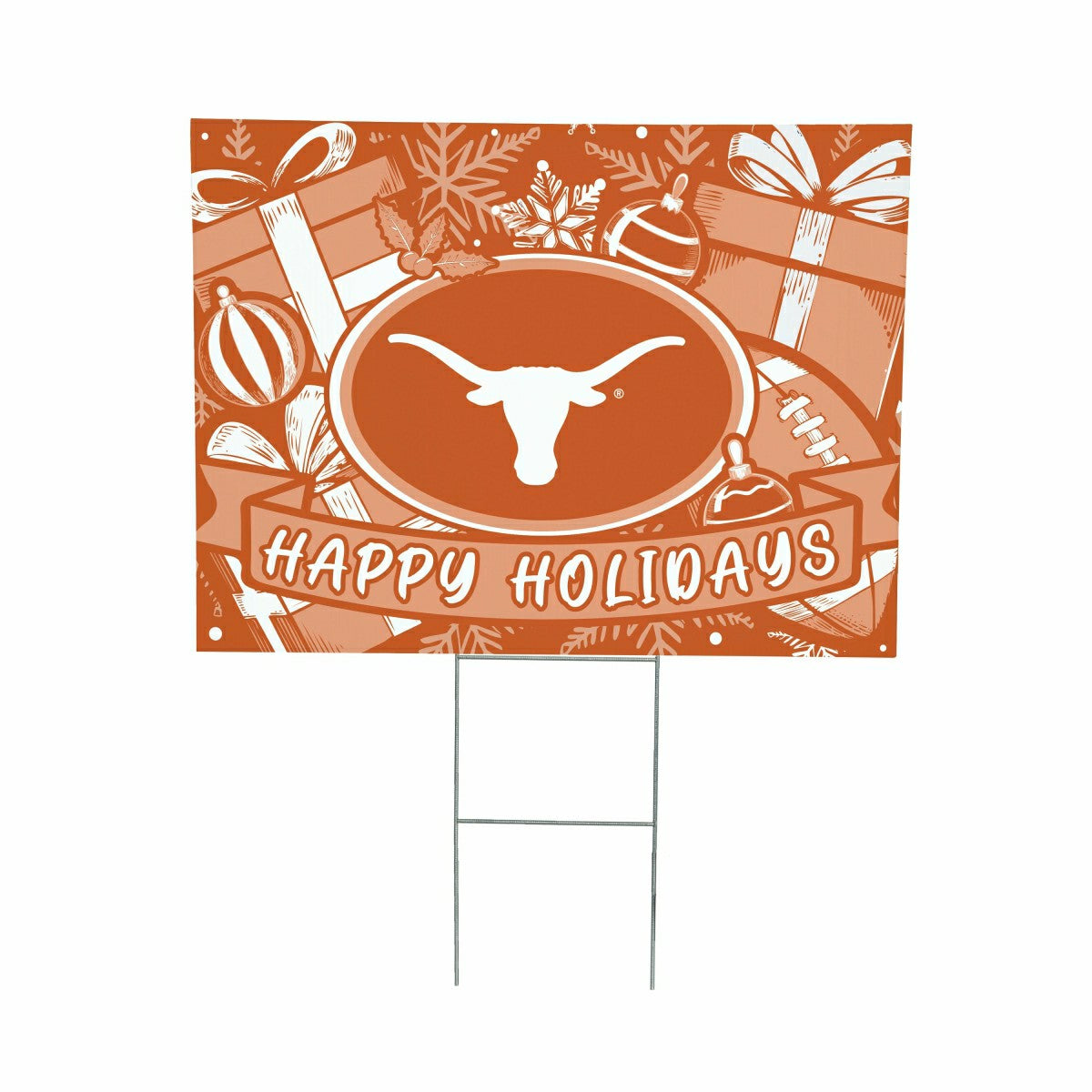 University of Texas Yard Sign, Holiday