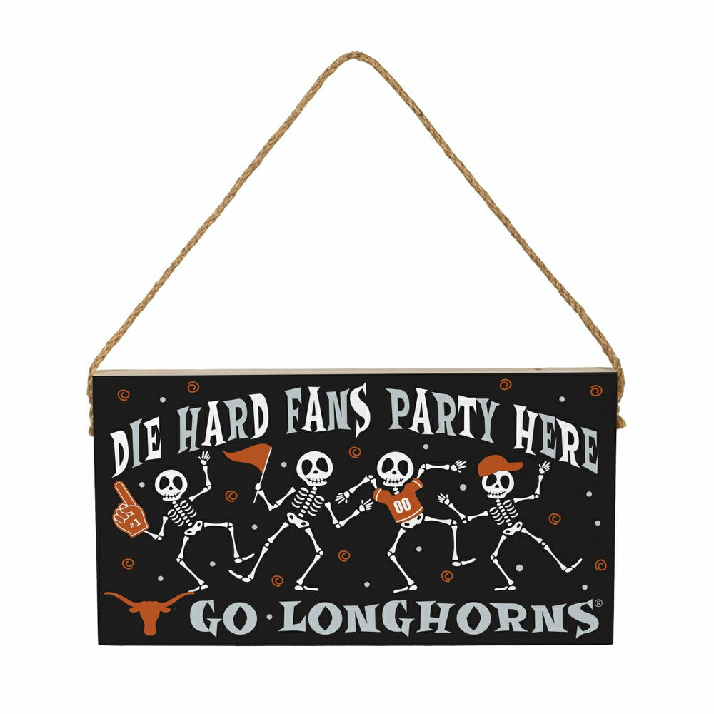 University of Texas Halloween Wood Wall Sign, 6x11