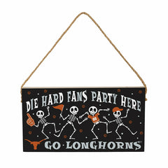 University of Texas Halloween Wood Wall Sign, 6x11