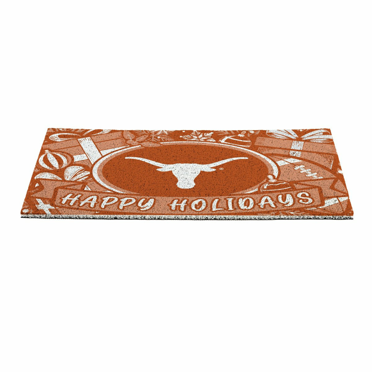 University of Texas Holiday PVC Mat, 28"x16"