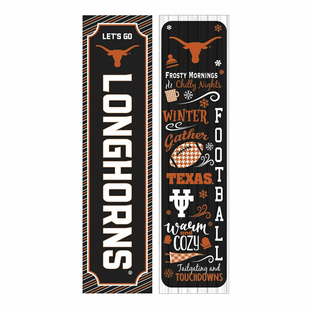 46" Double Sided Leaner, University of Texas, Winter Seasonal