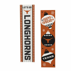 47" Double Sided Leaner, University of Texas, Christmas