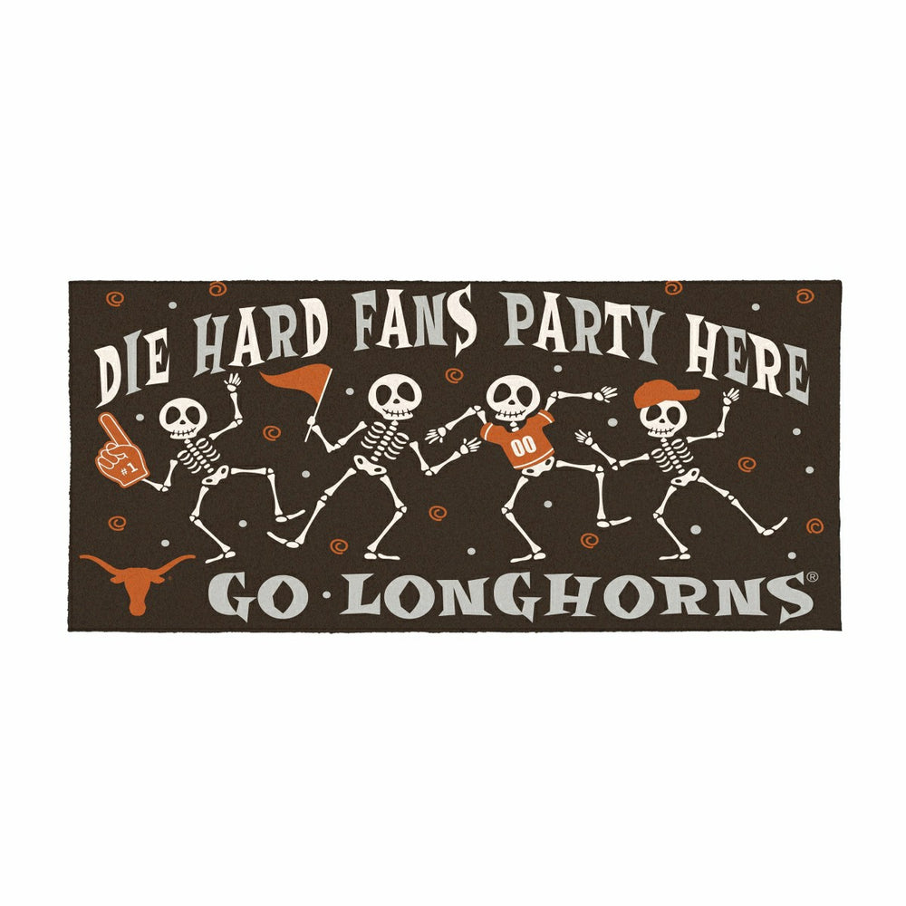 University of Texas Flocked Coir Halloween Sassafras Switch Mat, 22"x1