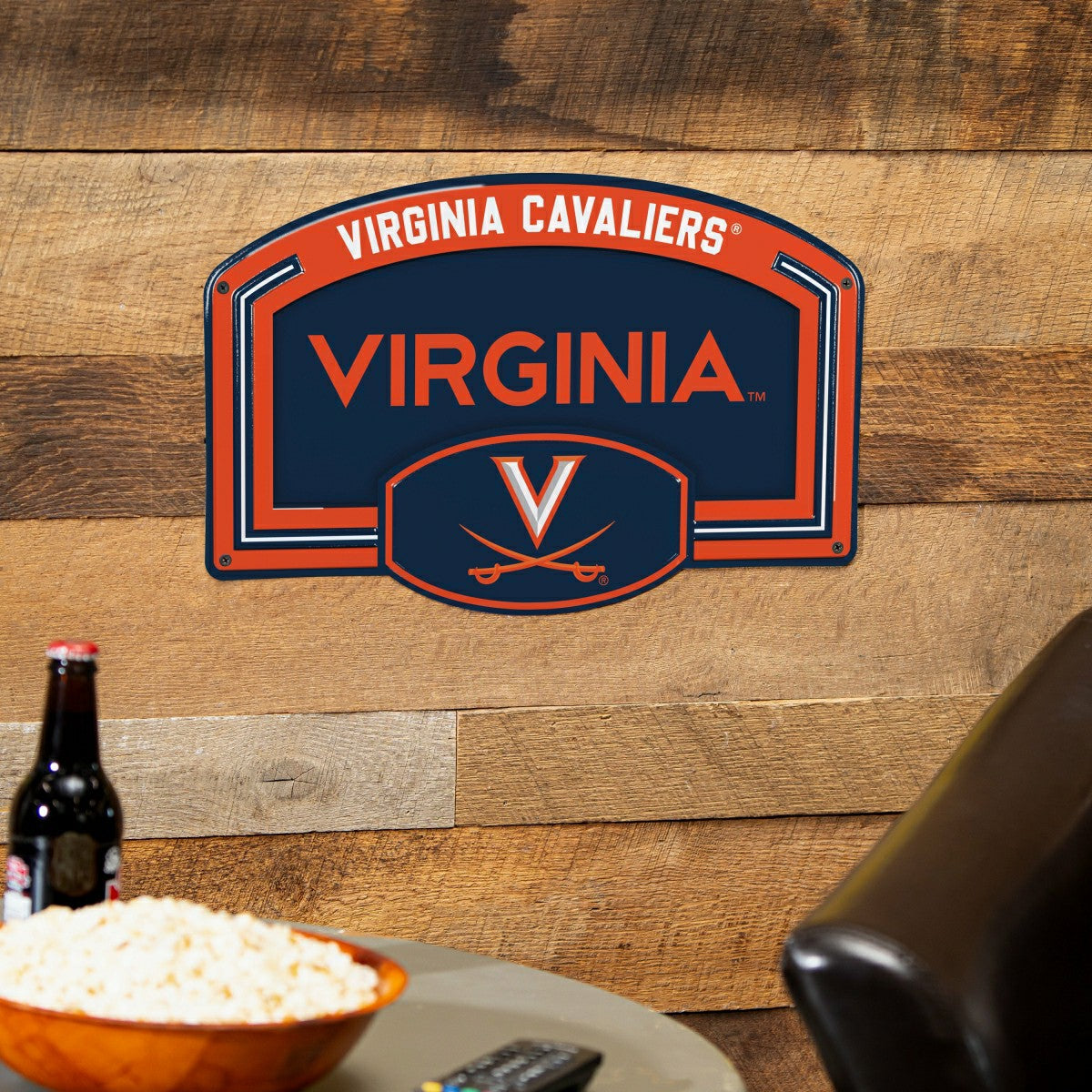 University of Virginia USA Embossed Steel Wall Sign, 11" x 17"
