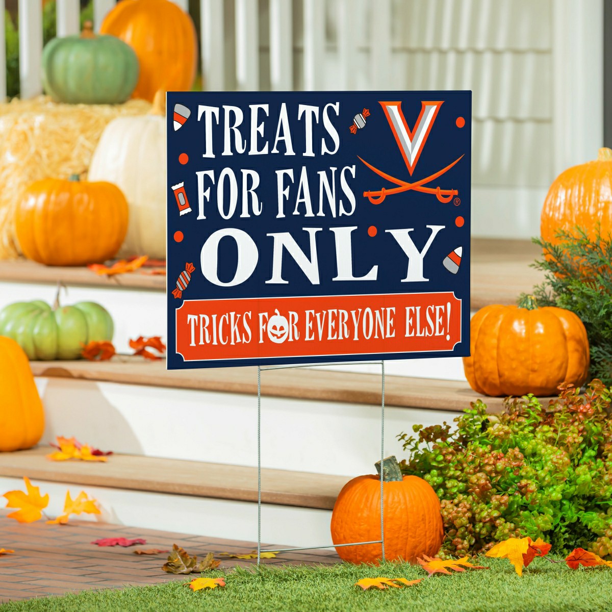 University of Virginia Yard Sign, Halloween Treats for Fans
