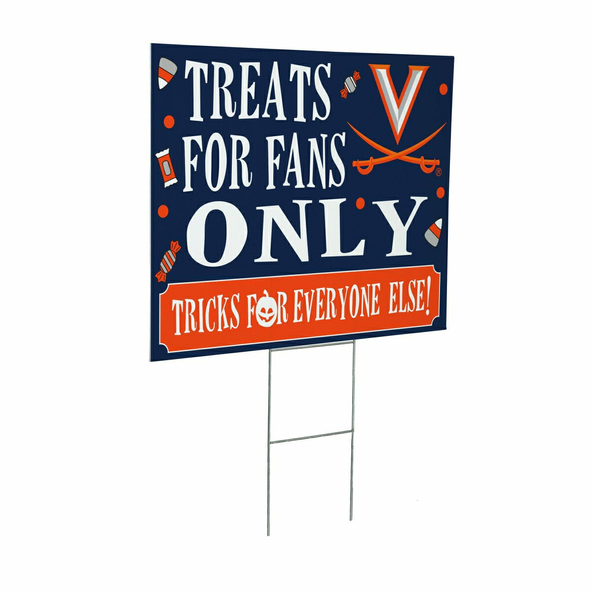 University of Virginia Yard Sign, Halloween Treats for Fans