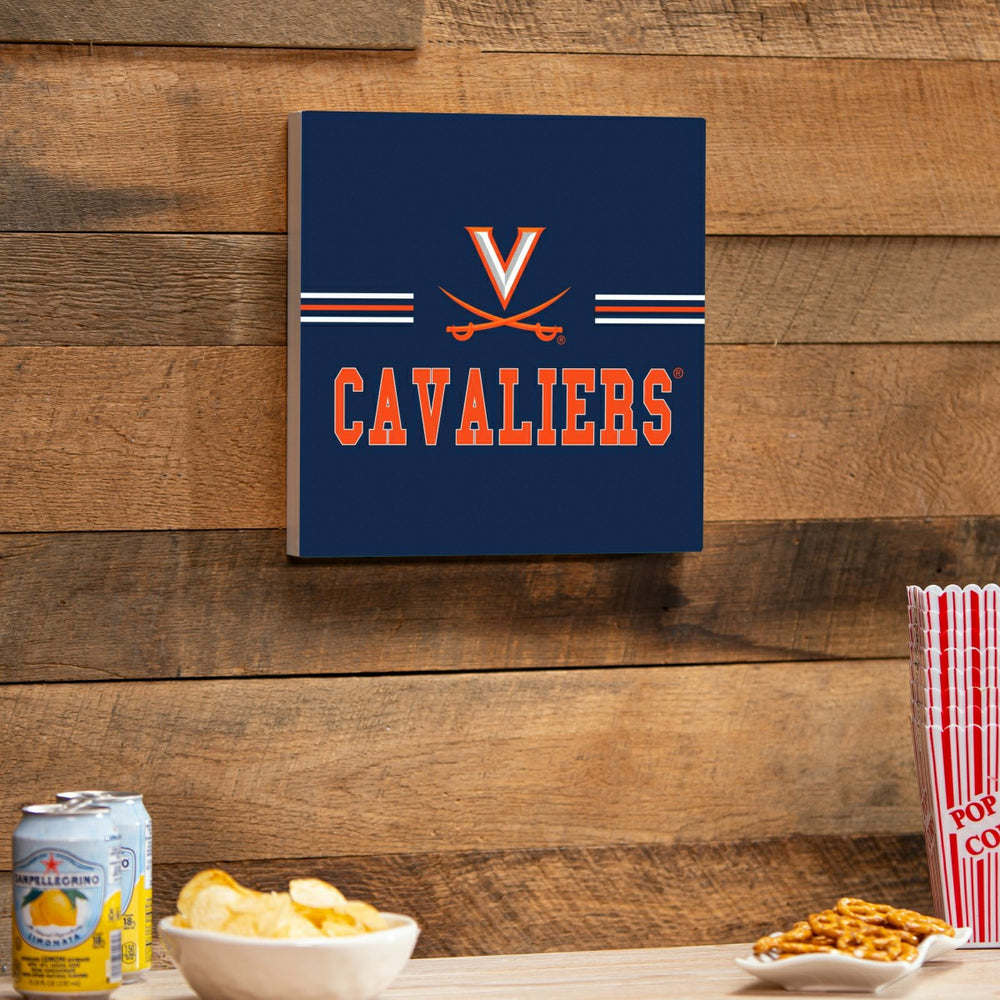 University of Virginia Wood Wall Sign, 12x12