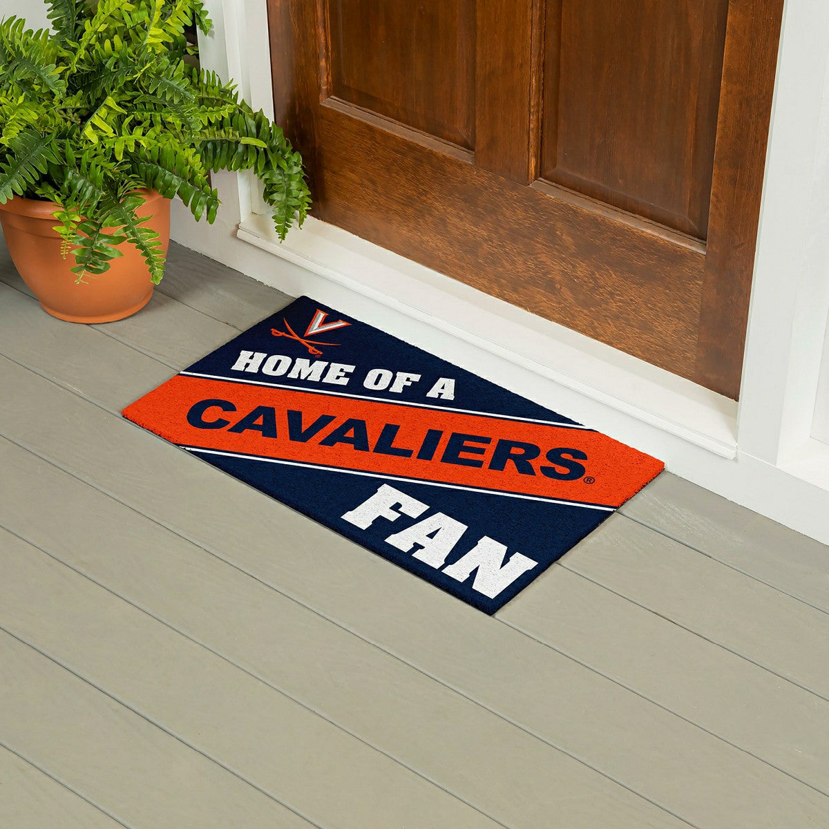 University of Virginia, PVC Mat COLOR, Home of a Fan