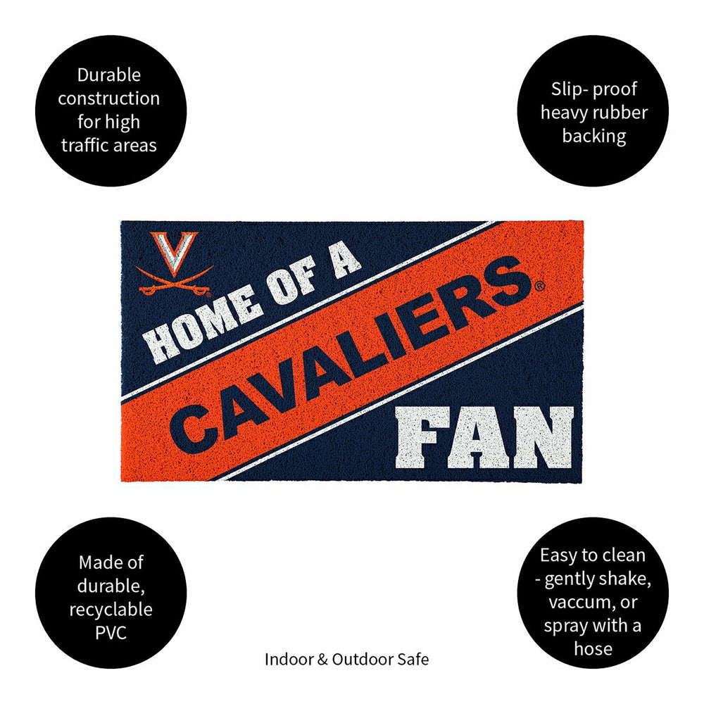 University of Virginia, PVC Mat COLOR, Home of a Fan