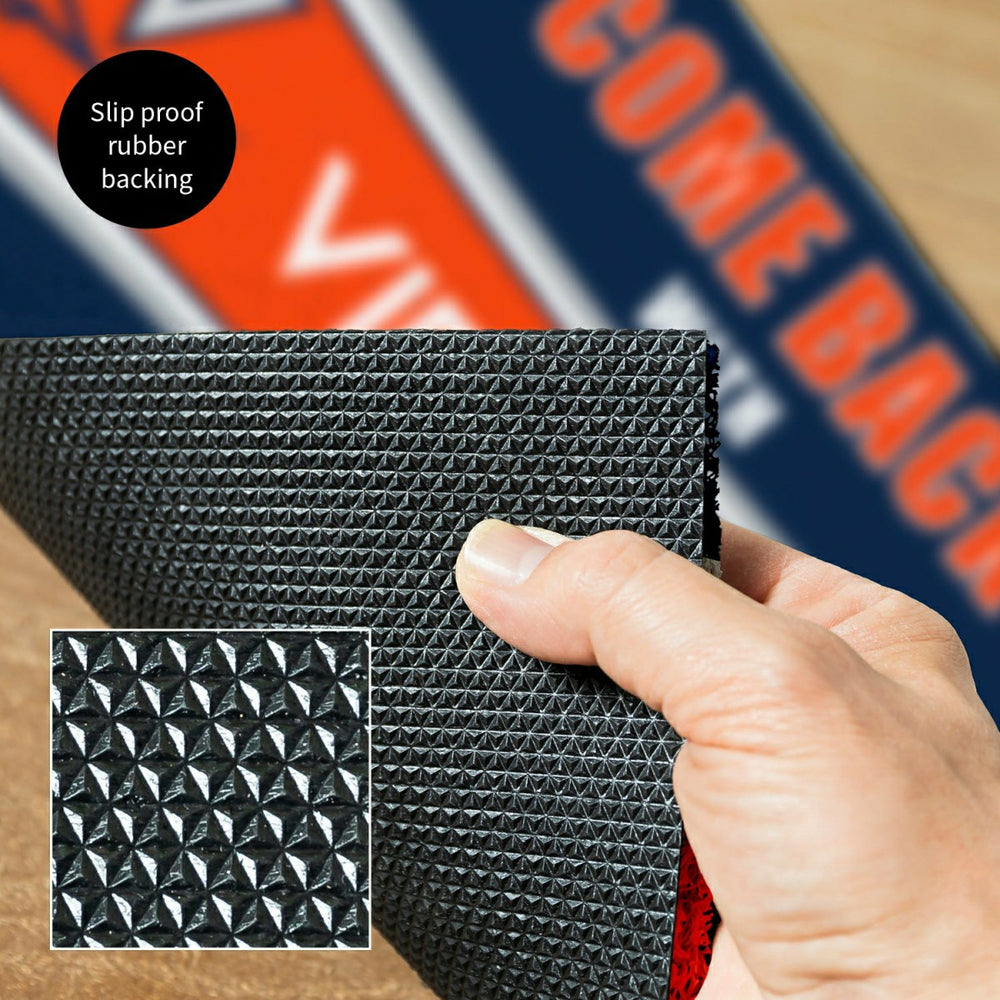 28" x 16" PVC Trapper Mat, Come Back with Tickets, University of Virgi