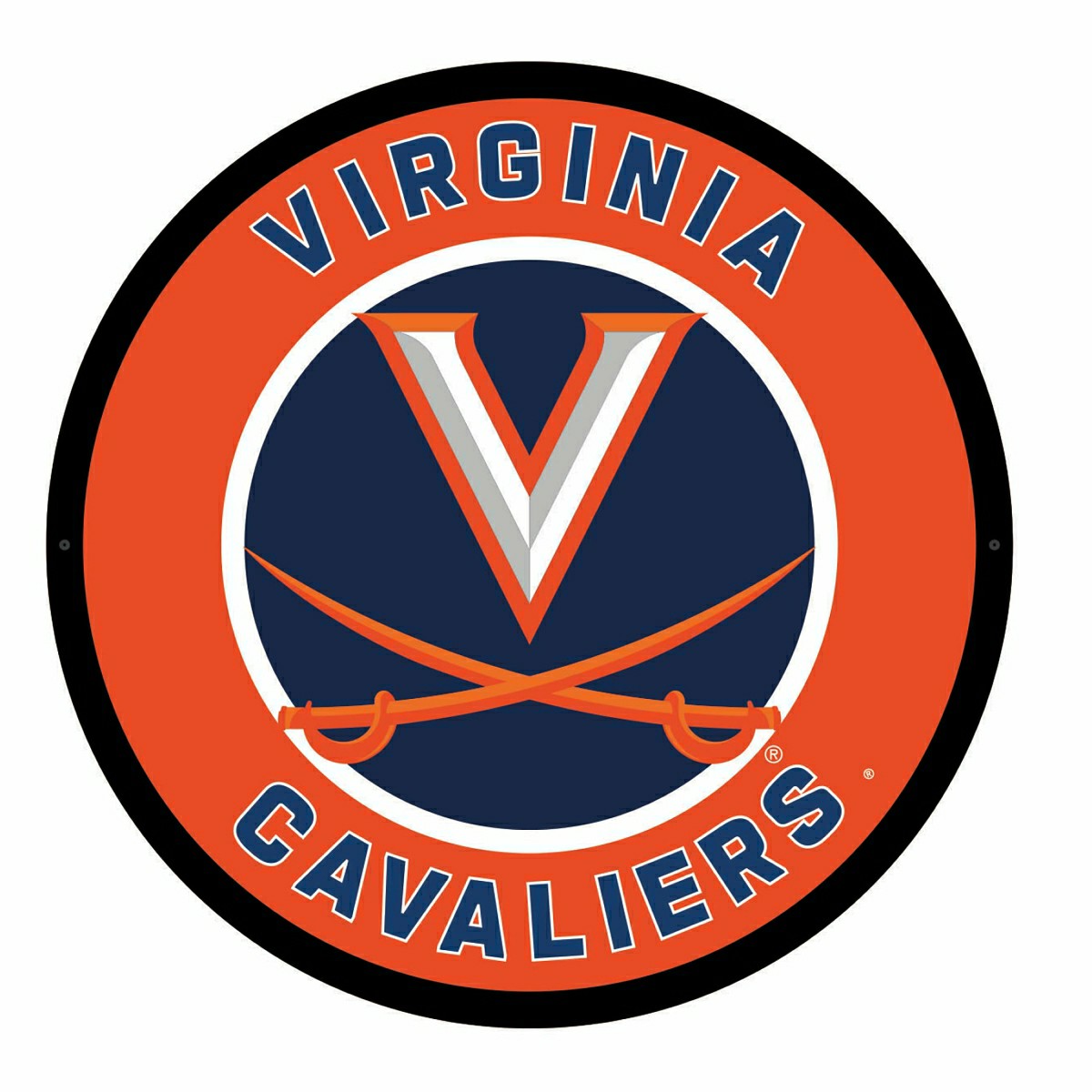LED Wall Decor, Round, University of Virginia