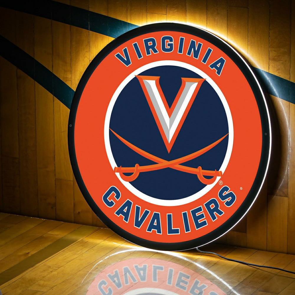 LED Wall Decor, Round, University of Virginia