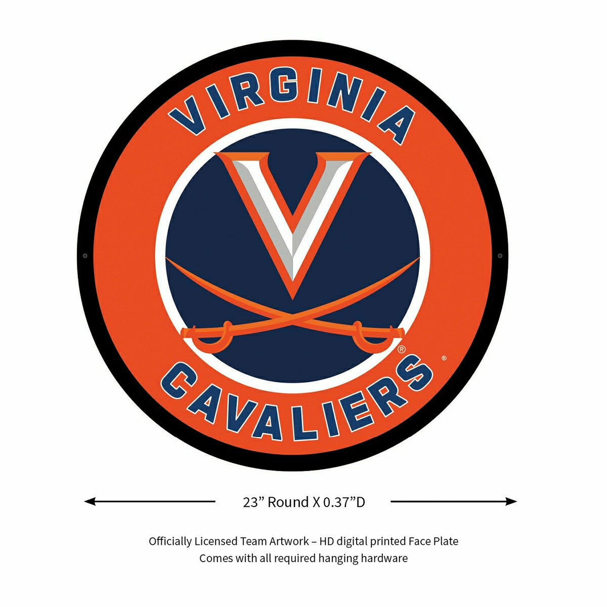 LED Wall Decor, Round, University of Virginia
