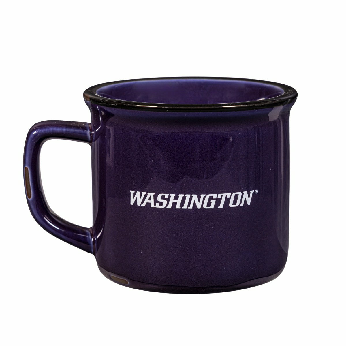 University of Washington Ceramic Camp Cup with Enamel Finish, 14oz