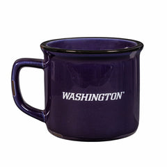 University of Washington Ceramic Camp Cup with Enamel Finish, 14oz