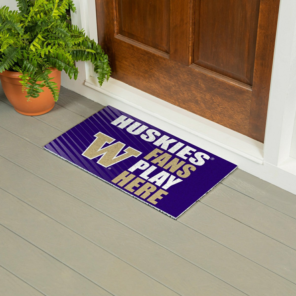 University of Washington Fan Mat, 28"x16"
