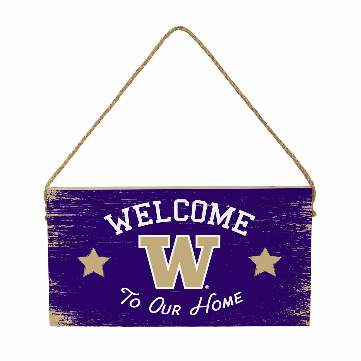 University of Washington Wood Wall Sign, 6x11