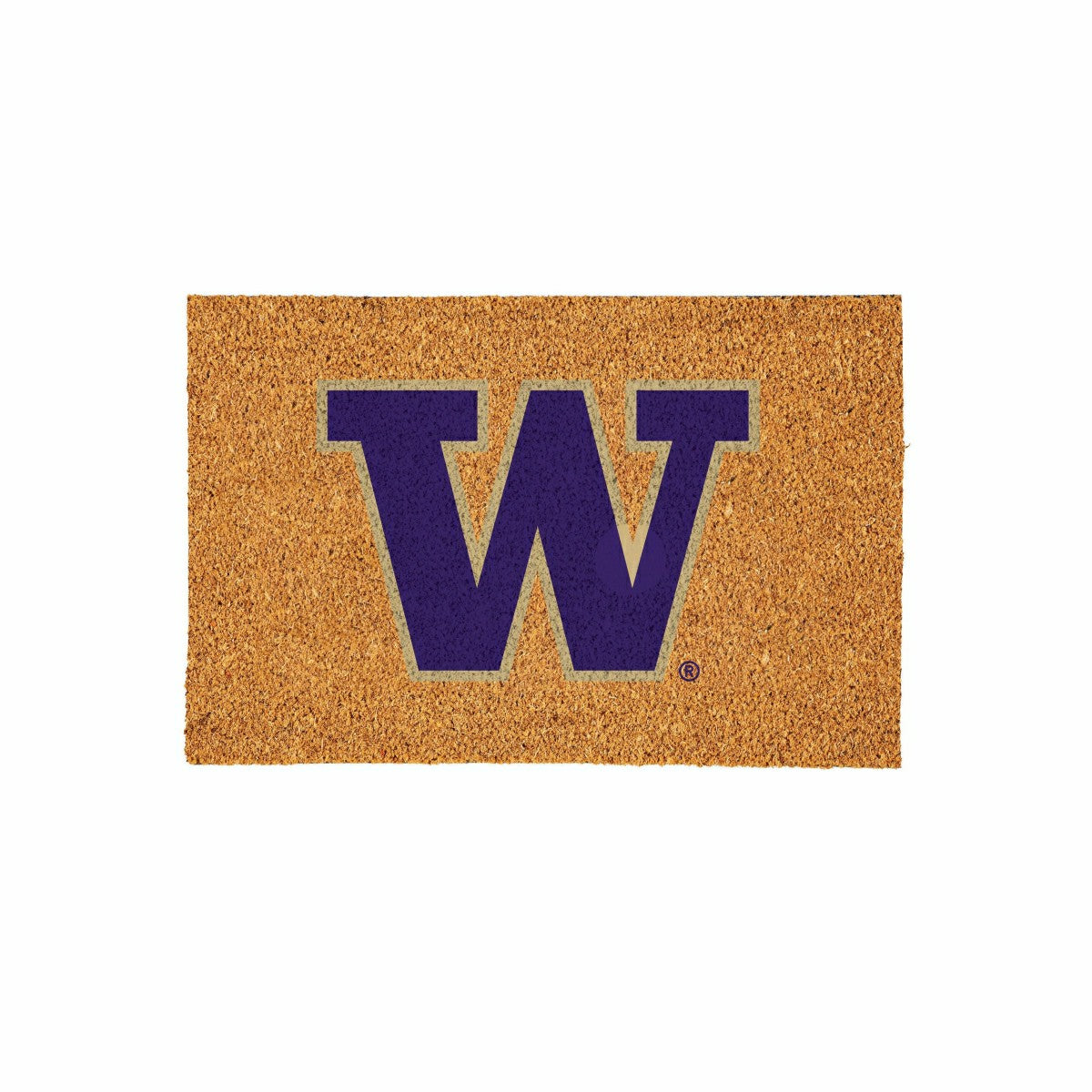 University of Washington Large Full Color Coir Mat, 36"x24"