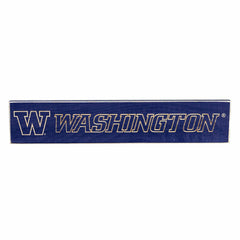 University of Washington Engraved Wood Sign, 3.5" x 18"
