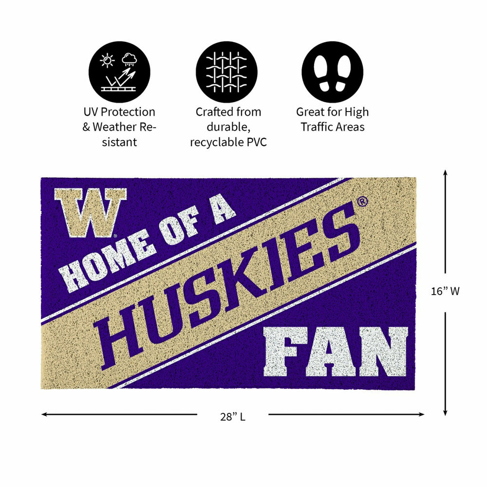 University of Washington, PVC Mat COLOR, Home of a Fan